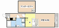 REGINA 1Kの間取図画像