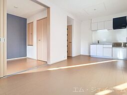 サニーハウスＨａｇｉｗａｒａII 205 2階2LDKのリビング/ダイニング