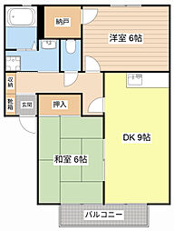 間取図画像 2DK