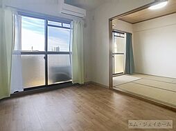 ルミエールII 402 4階2DKのリビング/ダイニング