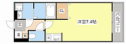 ＯＭアコールデ 1階ワンルームの間取り