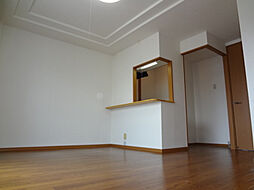 ボヌール・エスパースII 202 2階1LDKのリビング/ダイニング