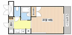 J&K'SFAVORITE 1Kの間取図画像