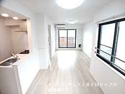 近江鉄道近江本線 八日市駅 徒歩36分の賃貸アパート 2階2LDKのリビング/ダイニング