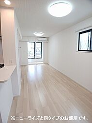 JR湖西線 安曇川駅 徒歩4分の賃貸アパート 1階1LDKのリビング/ダイニング