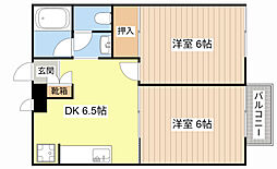 間取図画像 2DK