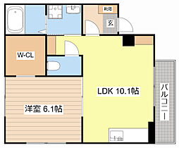 間取図画像 1LDK