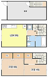 サンビオーズ 2LDKの間取図画像