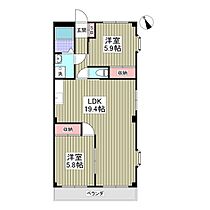 チェリーツリーパークマキ 301 ｜ 埼玉県幸手市北3丁目（賃貸マンション2LDK・3階・64.57㎡） その2