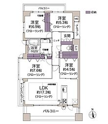 ネバーランド千里古江台 4LDKの間取図画像