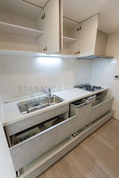 機能性、収納性に溢れるキッチン毎日楽しくお料理が出来そうです