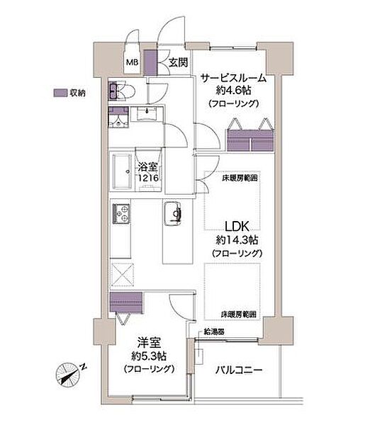 間取り：326000263104