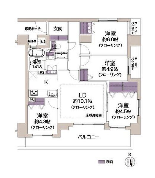 間取り：326000265724
