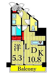 ROOTs Bunkyo Otowa 8階1LDKの間取り