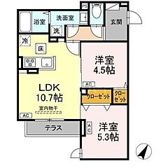 物件の間取り
