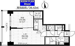 ステージファースト新御徒町 10階1Kの間取り