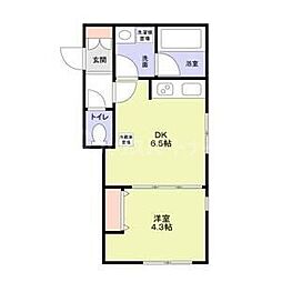 モンレーヴ本駒込 1階1DKの間取り