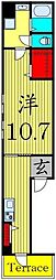 Ambition東尾久 ワンルームの間取図画像