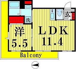 間取図画像 1LDK