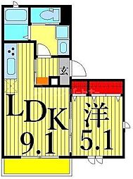 間取図画像 1LDK