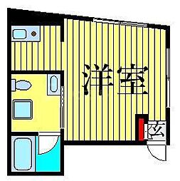 FIORE日暮里 ワンルームの間取図画像
