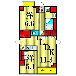 グランドコンシェルジュ西巣鴨アジールコート ワンルームの間取図画像