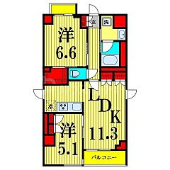 物件の間取り