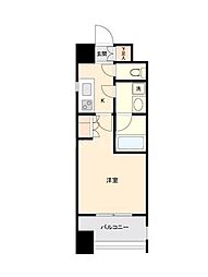 ドゥーエ茗荷谷 1Kの間取図画像