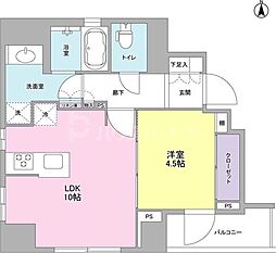 LUCULIACOURT 1LDKの間取図画像