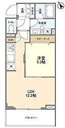 ACPレジデンス文京春日 1LDKの間取図画像