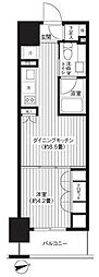RESIDIA新御徒町 1DKの間取図画像