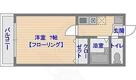 メゾンエヴァンターユ  ｜ 福岡県福岡市南区大楠３丁目（賃貸マンション1K・4階・22.11㎡） その2