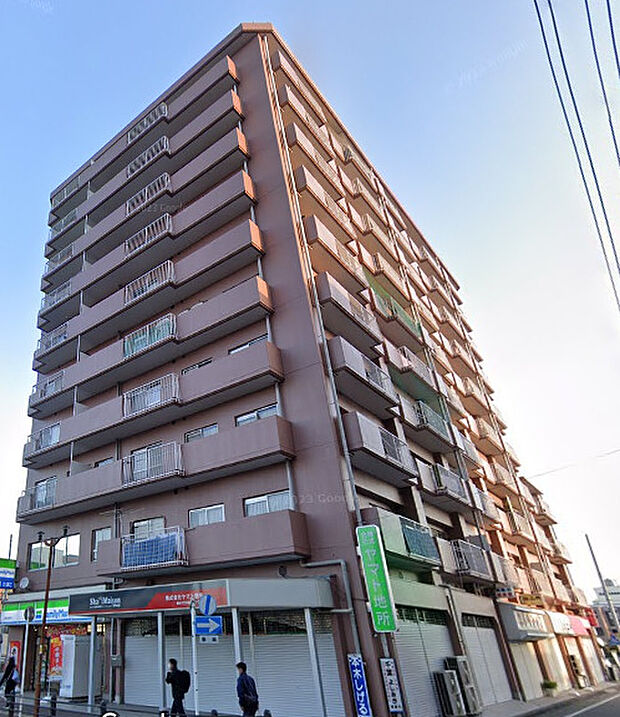 「プラザ新狭山」10階建てマンション、西武新宿線「新狭山」駅より徒歩1分の好立地