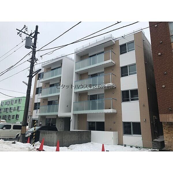 北海道札幌市東区北十六条東12丁目(賃貸マンション1LDK・4階・34.71㎡)の写真 その1