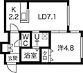 グランディー北22条4階5.7万円