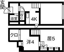 ルシードイースト 7階1DKの間取り