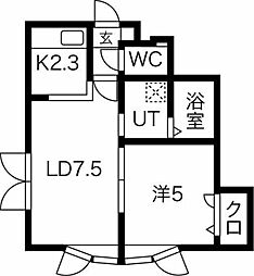 間取図画像 1LDK