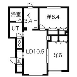 ハイネス新琴似 II 1階