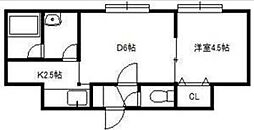 間取図画像 1LDK