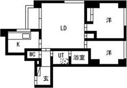 クレアシオン桑園II 6階