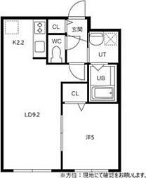 VILLETTA札幌 1LDKの間取図画像