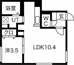 ラグナベルデ北15piano 3階/-