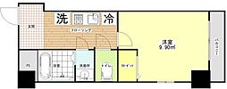 越谷市赤山本町マンション 1Kの間取図画像