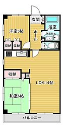 ステーションプラザ2 2LDKの間取図画像