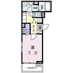 ヴィラ柏木II 2階/-