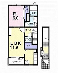 コンフォールつかさ　Ｄ 2階/-