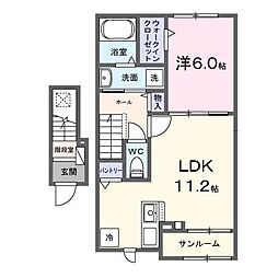 エルミタージュ今泉 2階