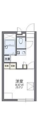 レオパレスサンクラ 1Kの間取図画像