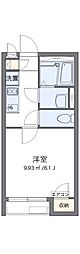 クレイノNEO2 1Kの間取図画像