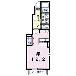 ユイマール ワンルームの間取図画像
